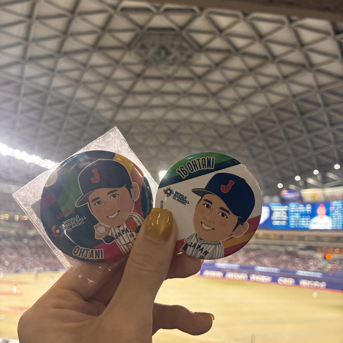 7-3で日本代表の勝ち！ 0ユニをつけた2人のホームランを現地で観れて