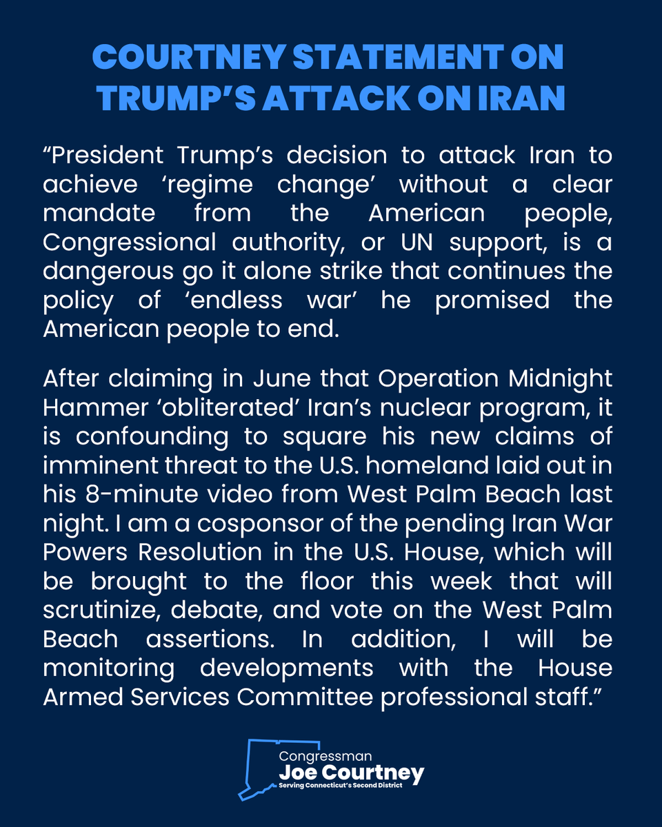 Rep. Joe Courtney tweet media