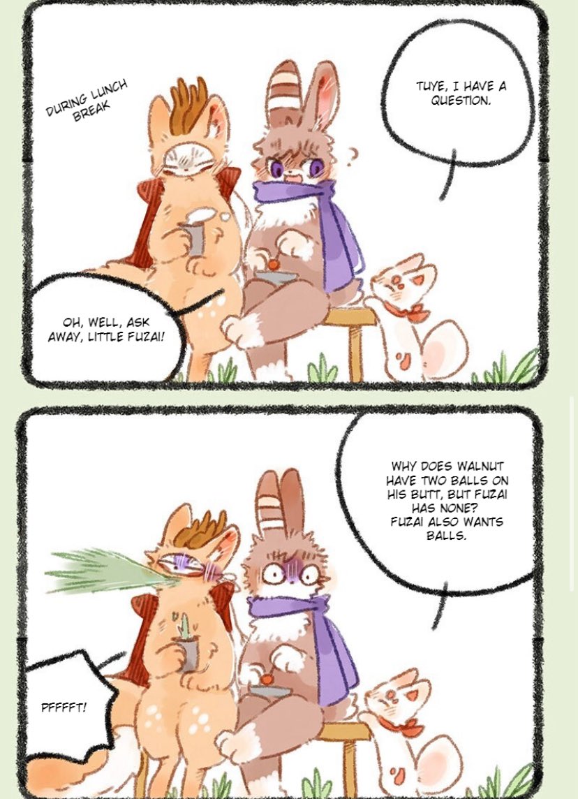 Then they made her some fur balls lol
 #有兽焉 #FabulousBeasts