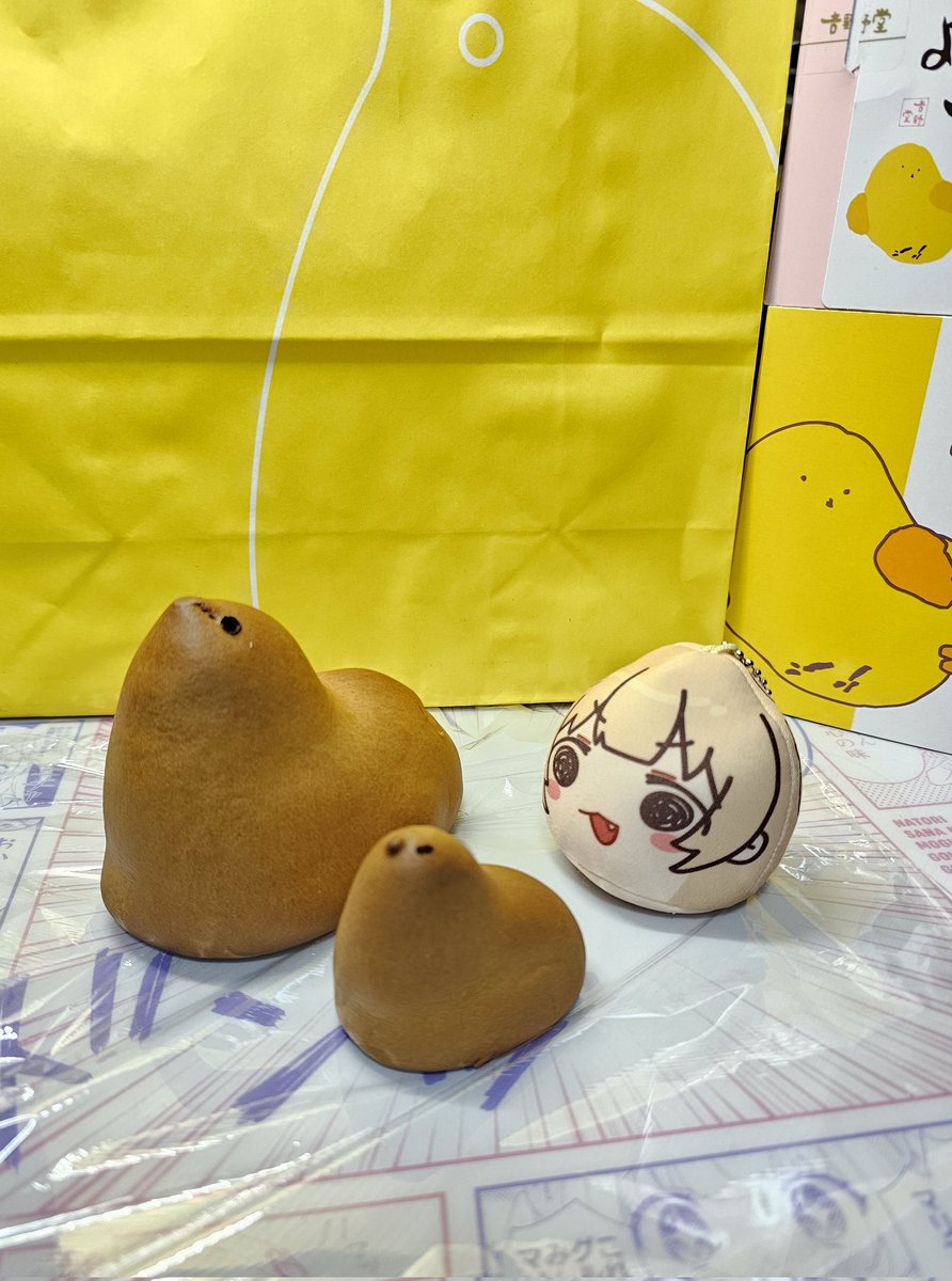 みちもち、桜ひよことでっかヒヨコだよ。…いやマジででかいなコレ