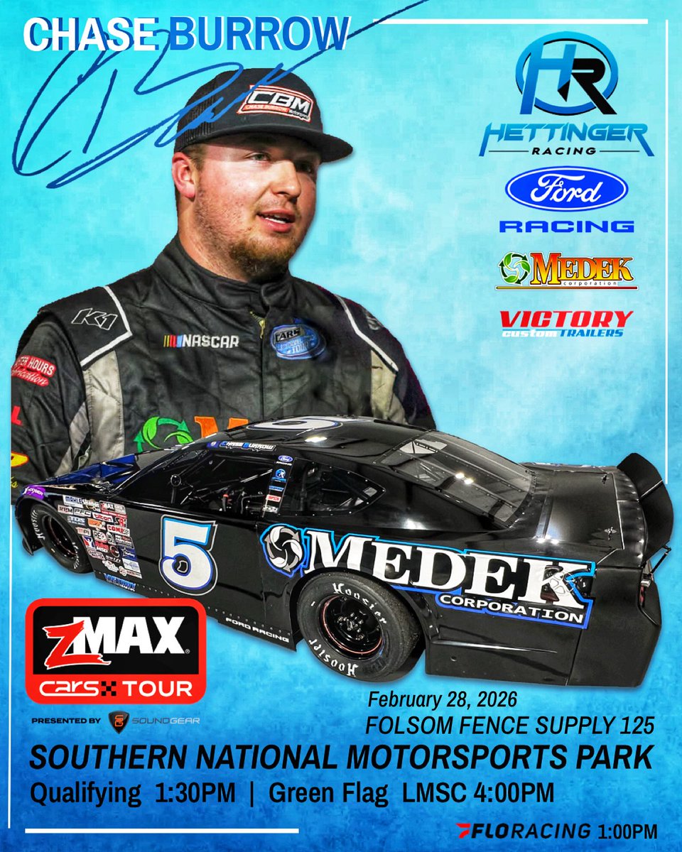 Chase Burrow Motorsports tweet media