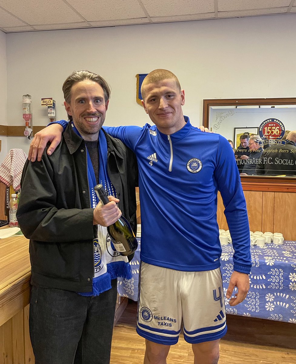 StranraerFC's tweet photo. Congratulations to today’s corporate hospitality Man of the Match, Lewis Reid ⭐️

Stranraer FC Man of the Match, proudly sponsored by Stranraer Pharmacy 🤝 https://t.co/VVeX5PjAd0
