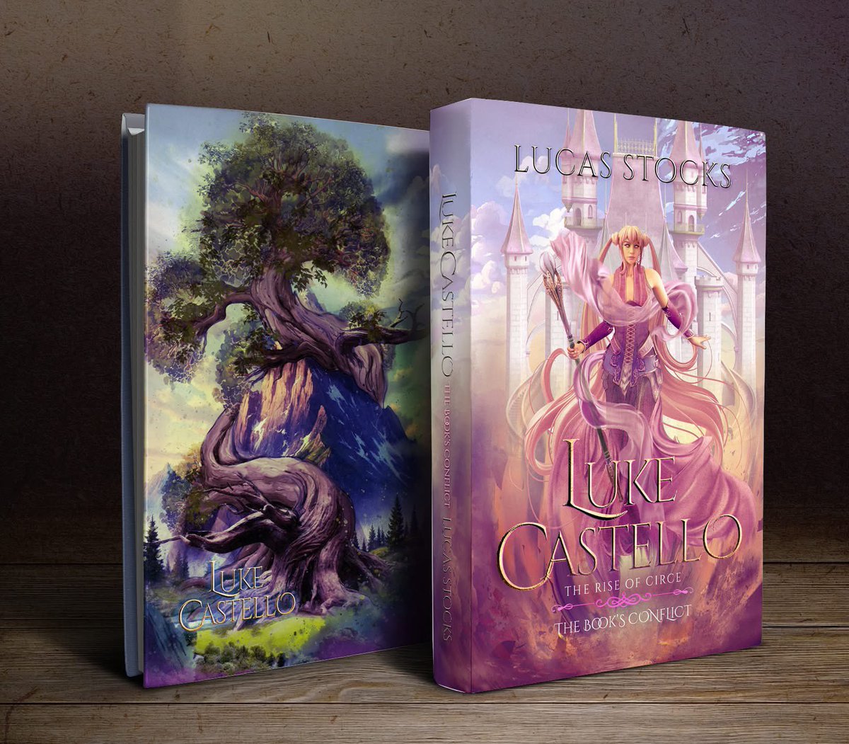 LucasTStocks's tweet photo. Time to show off the full physical book cover for my next release. Luke Castello: The Rise of Circe will launch on March 31st 2026. #books #FantasyBooks https://t.co/qb6qO7eLXs
