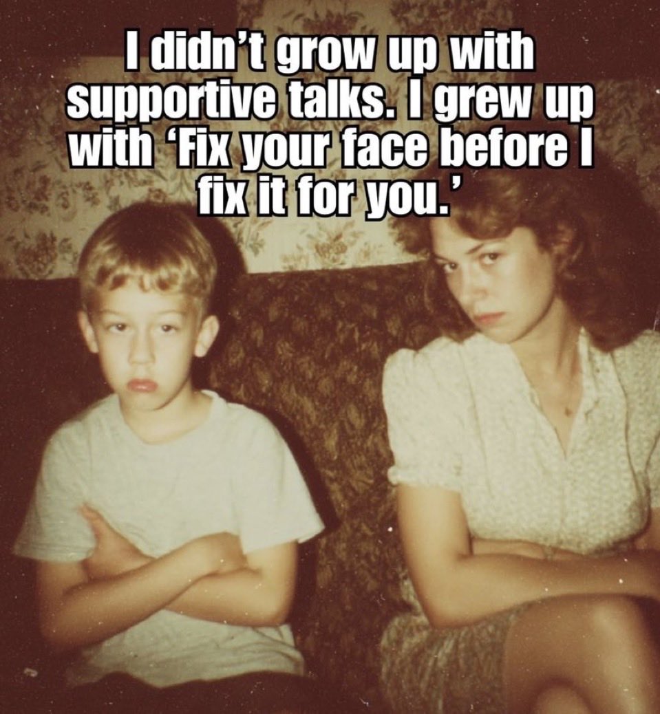 The hierarchy was clear, and non-negotiable. 

No need to learn lessons more than once that way.