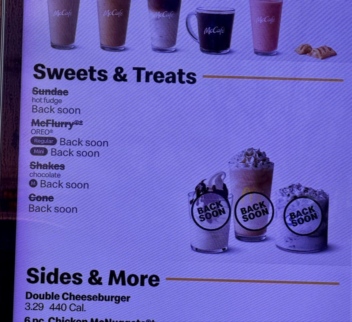 It’s 2026 I would of thought <a href="/McDonalds/">McDonald's</a> would have figured out how to keep their ice cream machines up and running.