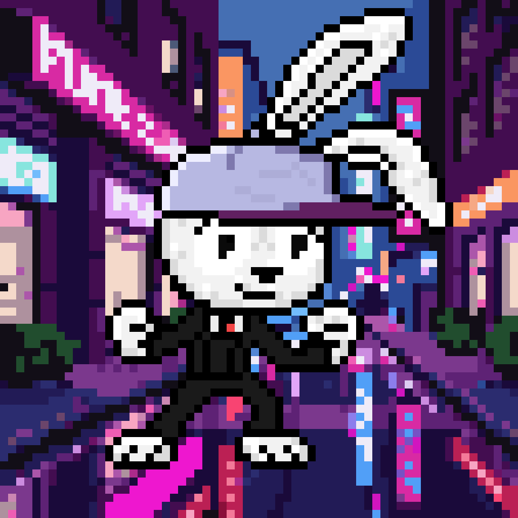 PixelBunnyPunks's tweet photo. This Bunny doesn’t sleep
It waits 👁️🖤 https://t.co/jzX45K33uO