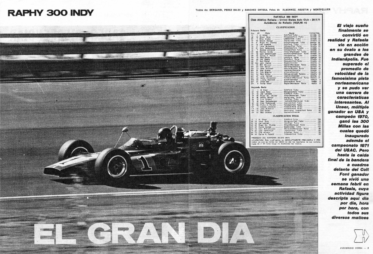PatoG82's tweet photo. 📓 Notas de revista Corsa 🔗 https://t.co/qaaOkkrvDp
#Indy #IndyCar #Rafaela #300Millas #AutodromodeRafaela #AlUnser #RevistaCorsa #LloydRuby #JoeLeonard #CarlosPairetti https://t.co/2swXUkjoed