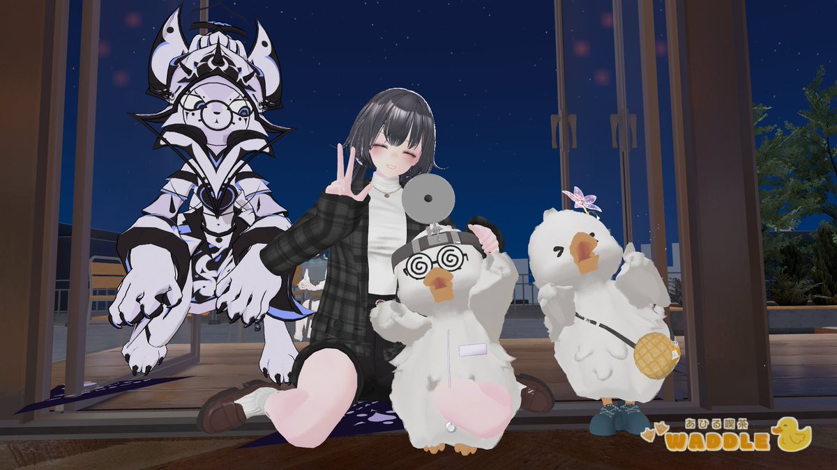 #あひる喫茶Waddle
ずっと行けてなかったアヒル喫茶に初めてお邪魔しましたー！　
こんなに同志がいたんだな😂😂