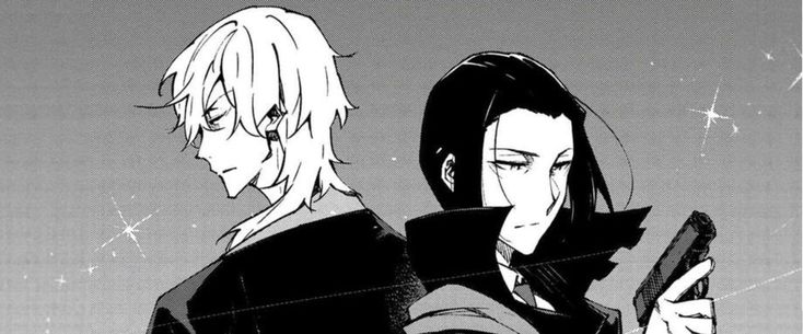 Mori: "¿Are you a top or a bottom?" I'm a threat.
Fukuzawa: He's a bottom.