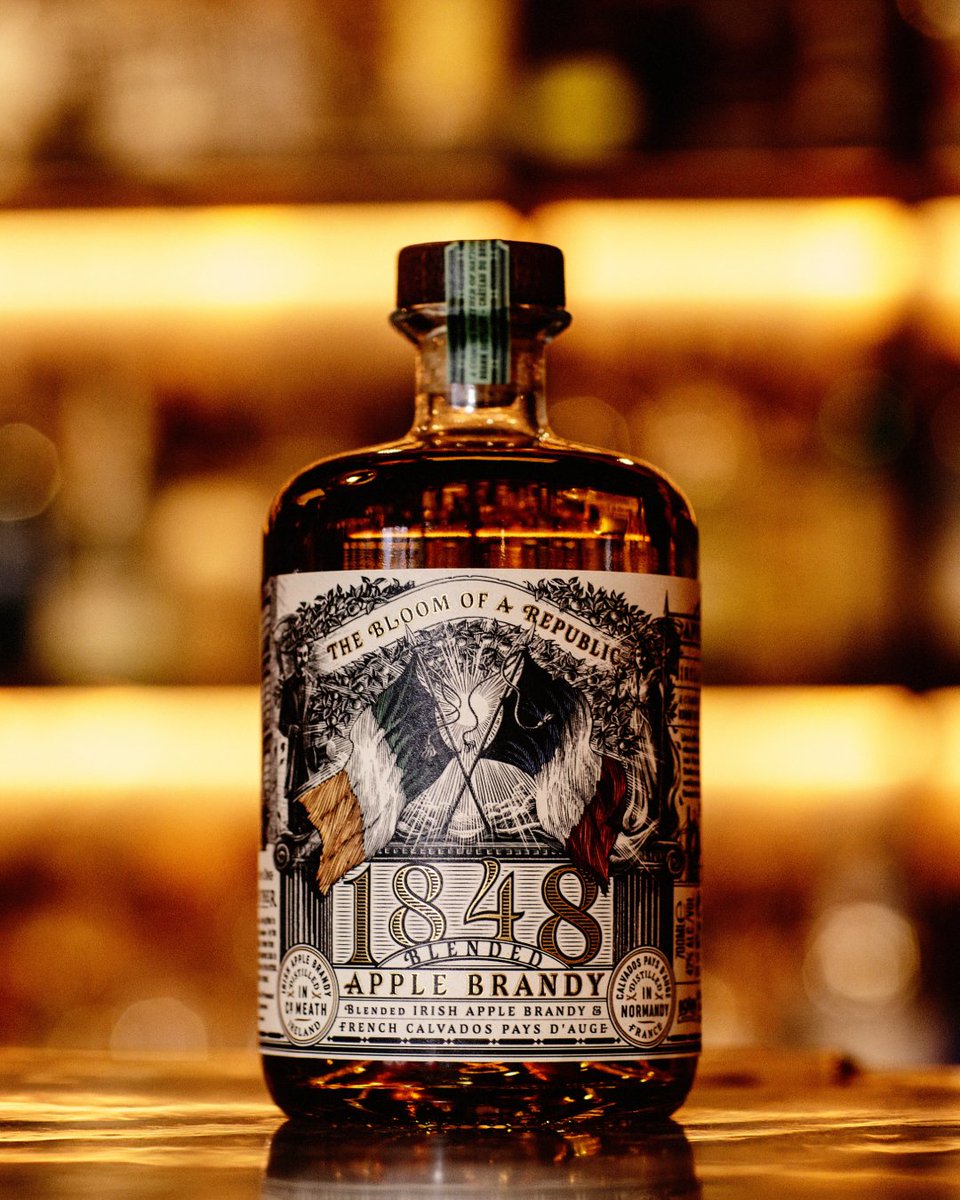 Boanndistillery's tweet photo. If you’re going to try an Apple Brandy, make it a two-time #WorldsBest🏆#1848AppleBrandy combines the finest #Calvados from Château du Breuil with Boann’s unique triple-distilled #AppleBrandy https://t.co/jlynSMQwHW https://t.co/ysP1mRK1Xq