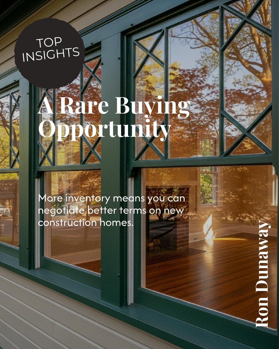 RonRealtor57's tweet photo. Builders have more inventory than expected heading into Q1 2026. This creates a rare window to negotiate better terms on new construction. 🏠

Are you looking for a move-in-ready home this spring? DM me. https://t.co/iUOZYm96WC