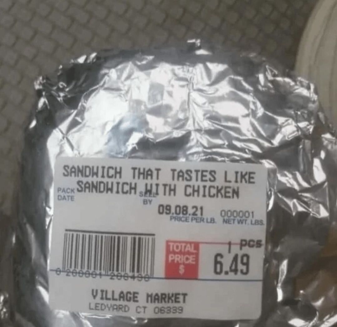 fucked up in the crib eating sandwich that tastes like sandwich with chicken