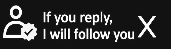 VERIFIED OR NOT

DROP YOUR HANDLE

TO GAIN NEW FOLLOWERS