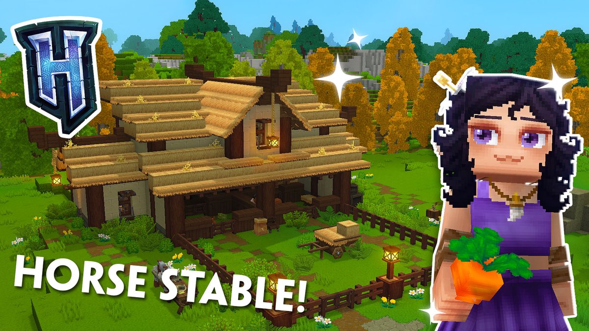 happy saturday! 

time for more hytale 🍃 today, i built a cozy horse stable for a small horse family!

#Hytale #hytalebuilds

video here: youtu.be/nz7b_J6rbc8 🤍