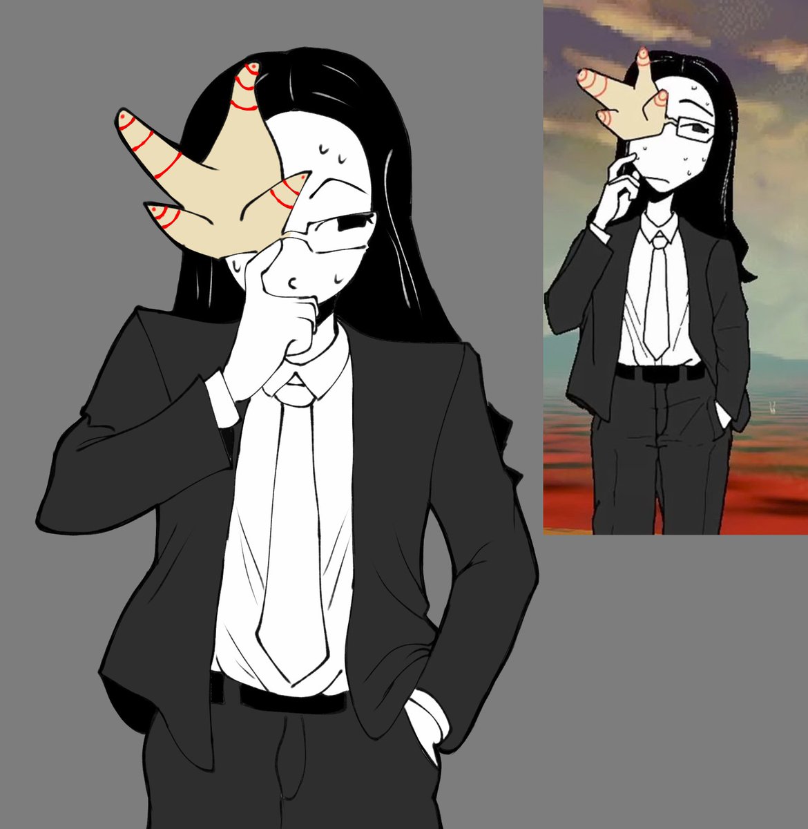 coral withhh the glassesss what doesss she even do besides doinggg taxes
#coralglasses #art #enabbq