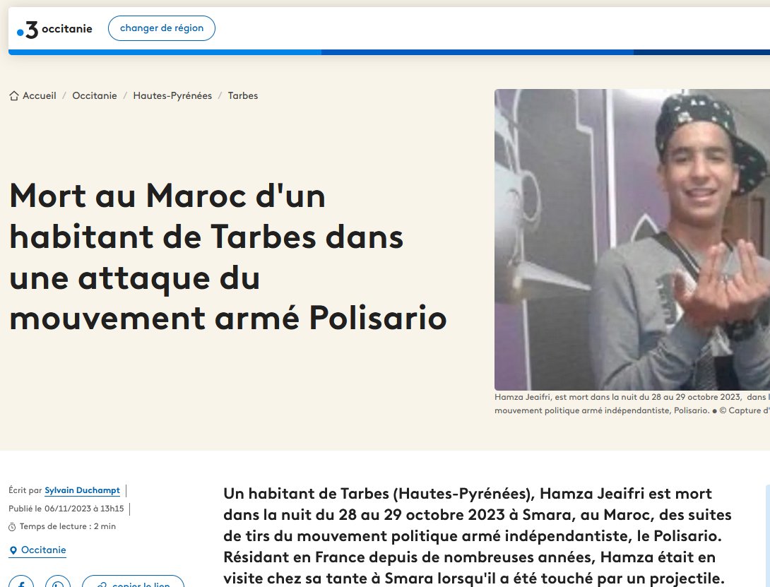 Avenz0ar's tweet photo. Ptdrrrr ça reproche à #PapaMaroc de condamner des missiles iraniens qui s'abattent sur des zones civiles (aucune mention d'Israhell), rappelons que l'Iran fournit au Polisario des roquettes, ces mm roquettes qui ont tué un civil marocain à Smara Allah y rahmo. https://t.co/icIf4kJfyW