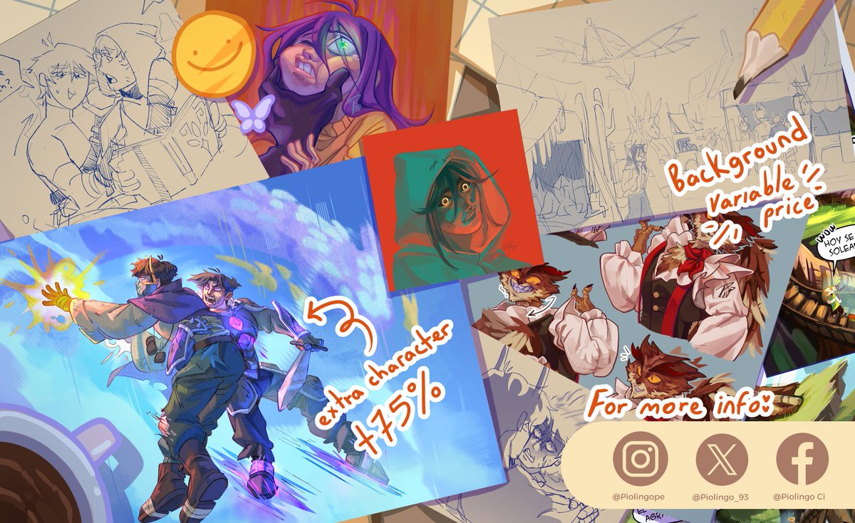 COMISIONES ABIERTAS 🗣️‼️
For more info feel free to send me DM
Apreciate for all the Retweets and Likes💜✨
#comissionsopen #comissionart