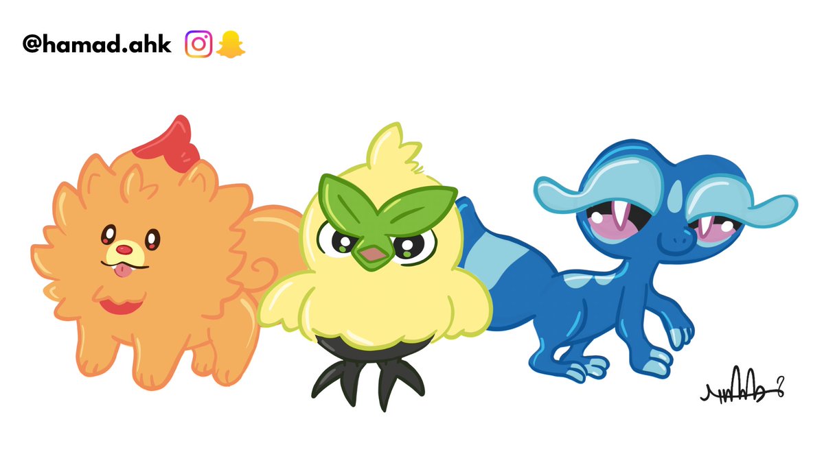 Hamad_ahk_'s tweet image. Pombon 🔥 Browt 🍃 Gecqua 💧

#PokemonWindsWaves #Pombon #Browt #Gecqua