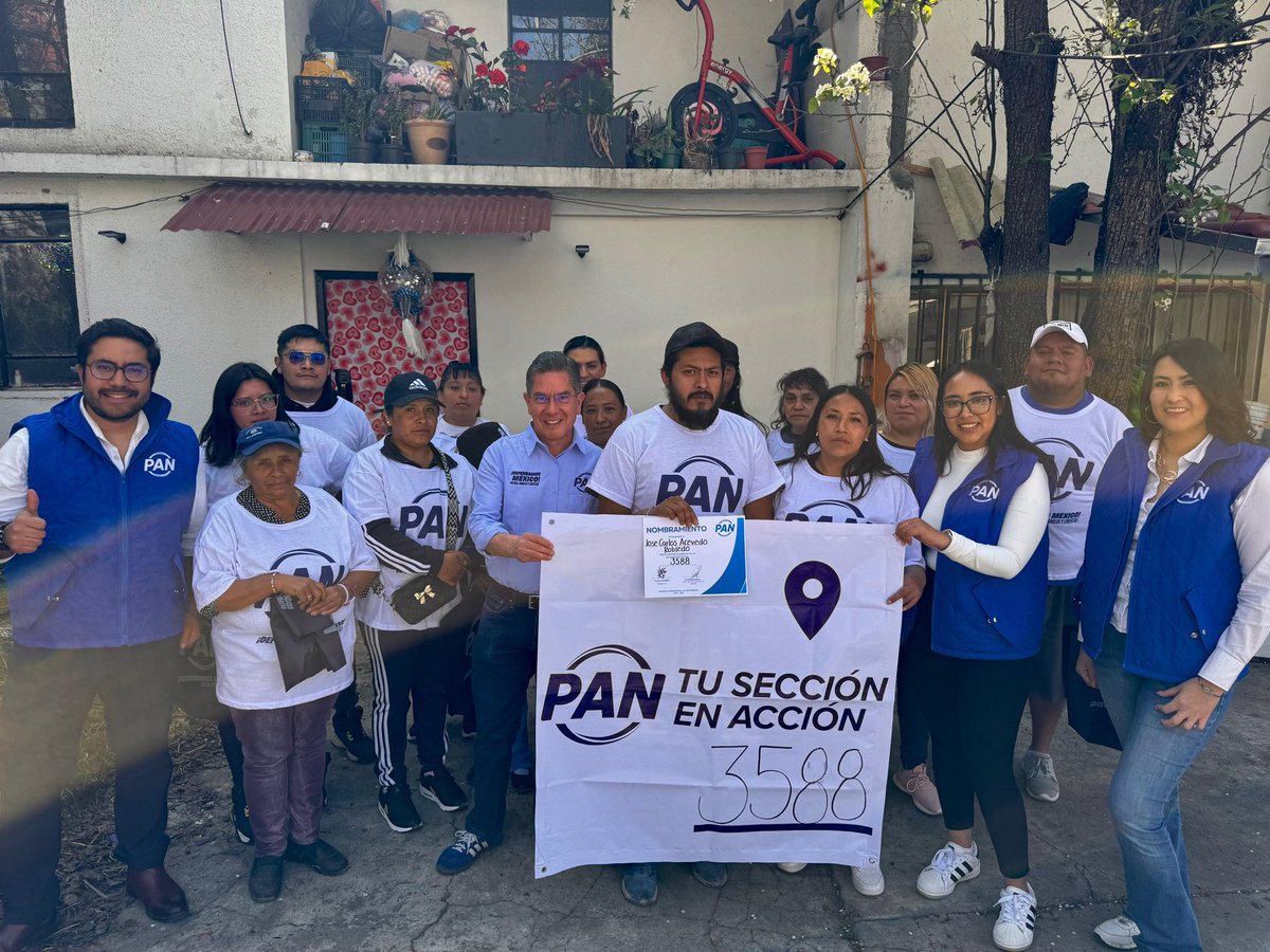 Acompañando al <a href="/pan_ao/">PAN ÁLVARO OBREGÓN</a> y siguiendo la estrategia del Presidente <a href="/JorgeRoHe/">Jorge Romero Herrera</a>, estamos recorriendo todas las colonias de Álvaro Obregón para instalar los Comités Seccionales. 

Hoy visitamos Santa Rosa Xochiac, La Milagrosa y Axotla. #TuSecciónEnAcción 🔵