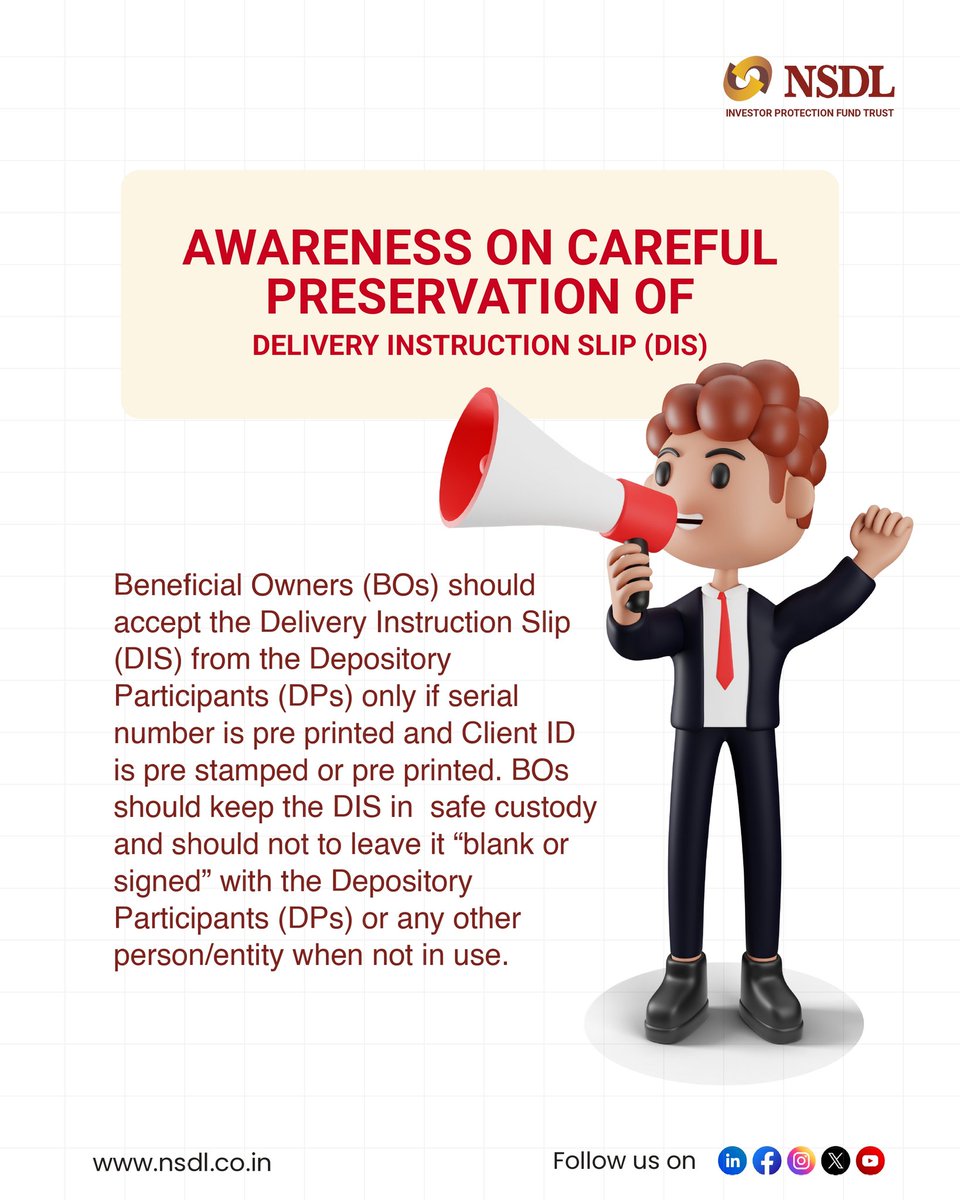 NSDL - National Securities Depository Limited tweet media