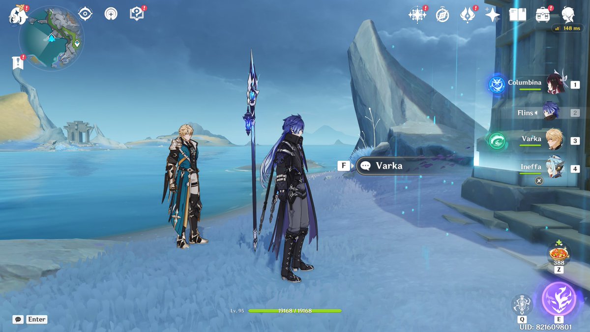 jumpscaring me after i farmed the worst stinkiest artifacts for him ....