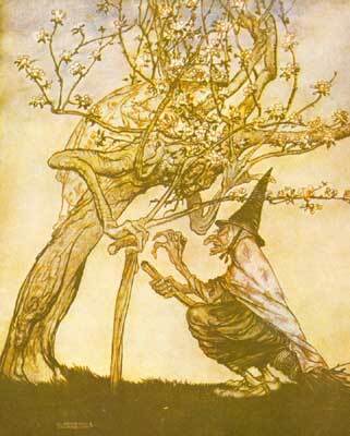 ArthurRackham's tweet photo. Tree of mine! O Tree of mine! Have you seen my naughty little maid https://t.co/26DsIjTg6I https://t.co/StnMBamju1