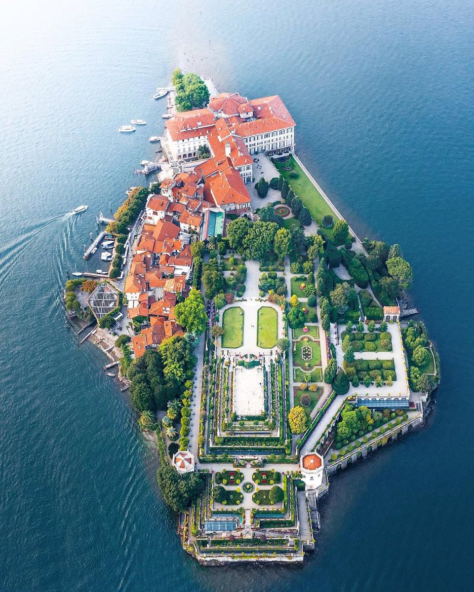 Isola Bella Island in Italy, home to some of Europe's most magnificent Baroque palace gardens.
