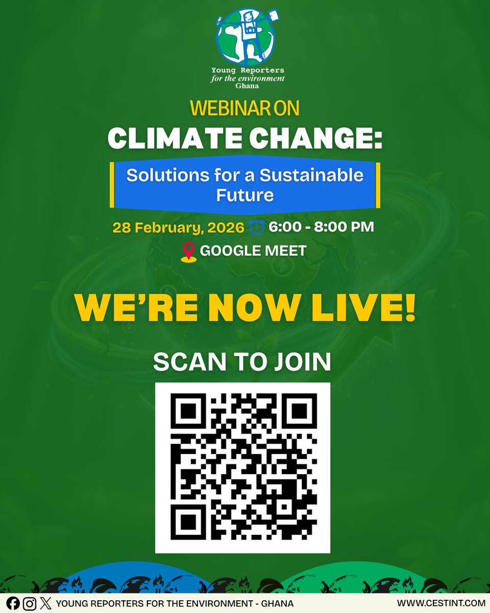 YREGhana's tweet photo. We're now LIVE and ACTIVE! Join us! 

📅: February 28, 2026
🕠: 6:00 - 8:00 PM
📍: https://t.co/AqJSDnPay4 https://t.co/2nbVAe02WT