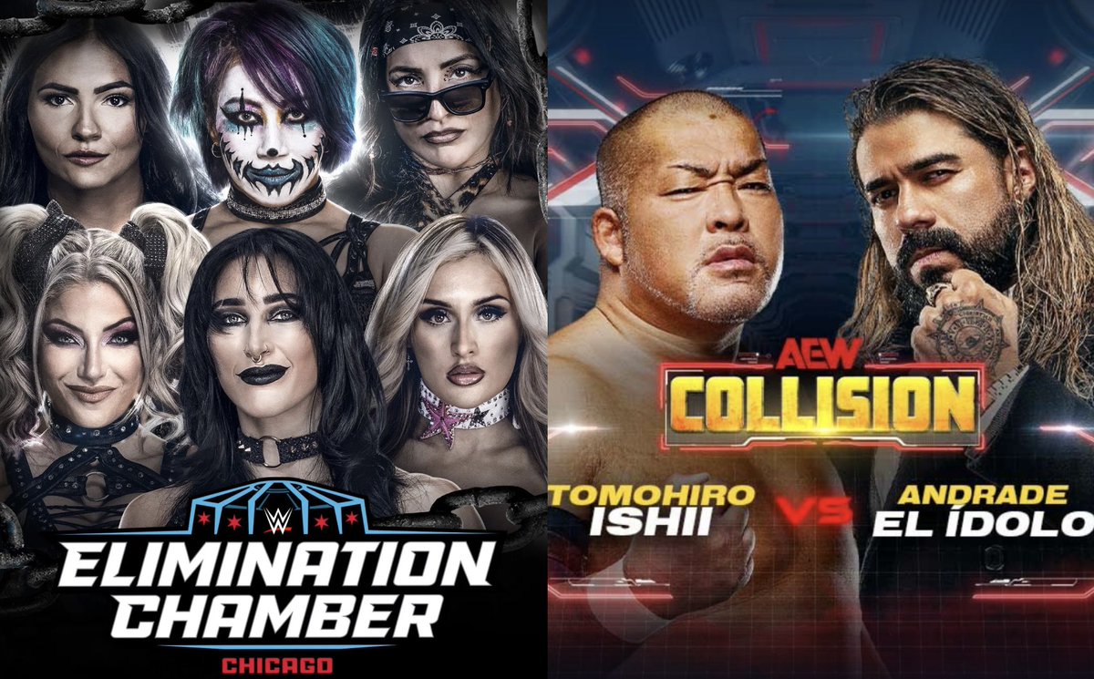 Ace109610's tweet photo. What will you be watching 
WWE or AEW https://t.co/Gu9218WPbx