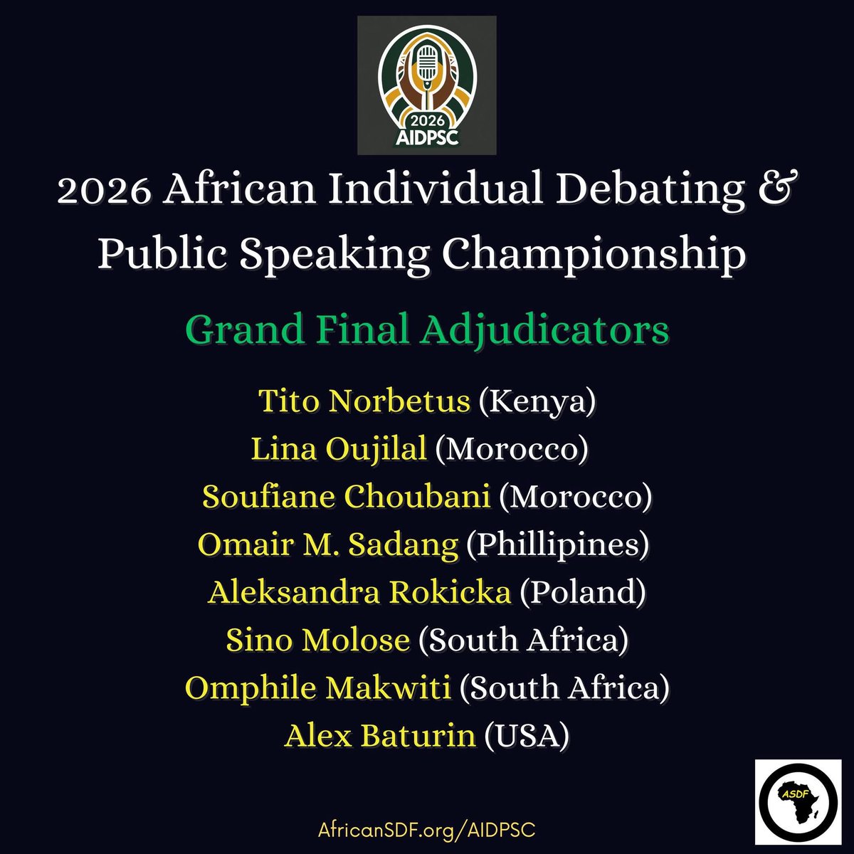 African Schools Debate Foundation tweet media