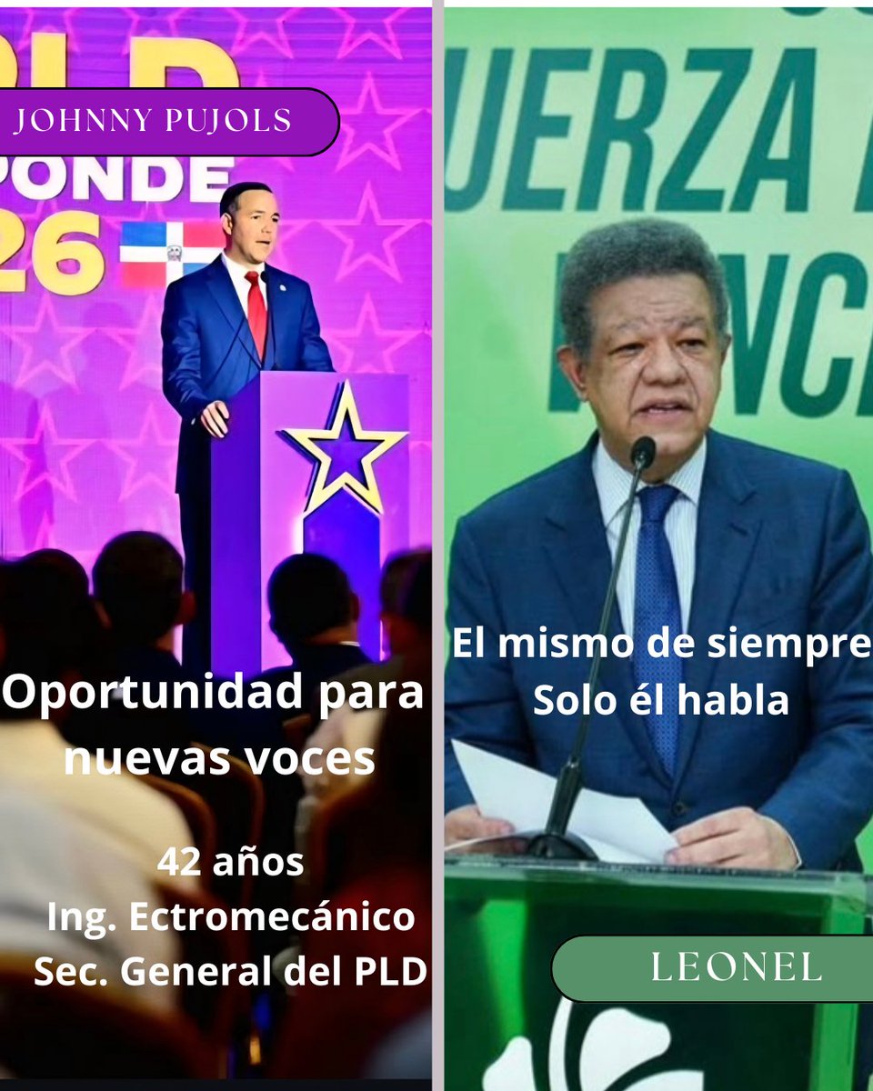 Ayer el PLD dio cátedra sobre cómo es un partido del siglo XXI.
<a href="/DaniloMedina/">Danilo Medina</a>  como siempre dando oportunidades.
La historia está ahí para contar quién es el autócrata; en el PLD siempre se generan espacios para nuevos, en la FUPU lo unico nuevo es el "hijo de".