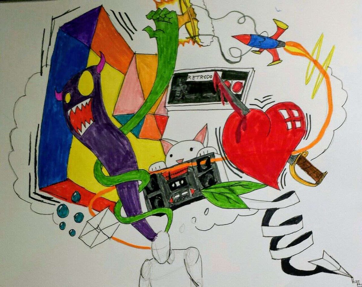 Old piece from High School 12 years ago.

There was a lot on my mind then....