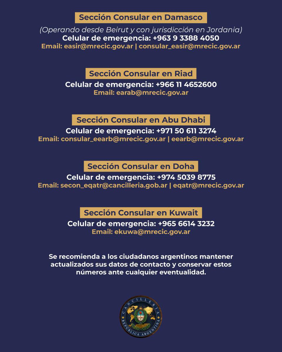 Cancillería Argentina 🇦🇷 (@cancilleria_ar) on Twitter photo 