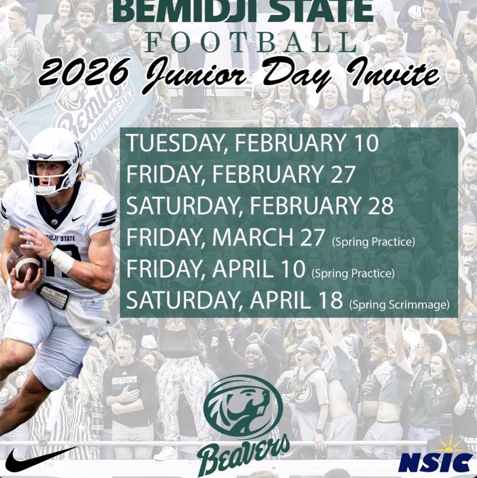 JennigesJack's tweet photo. After a conversation with @CoachBBartz with @BSUBeaversFB  i’m grateful to receive an invite to their junior day! https://t.co/yBDzO6beNy