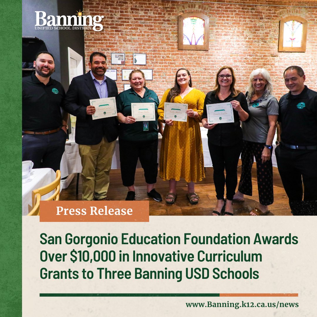 Banning Unified School District tweet media