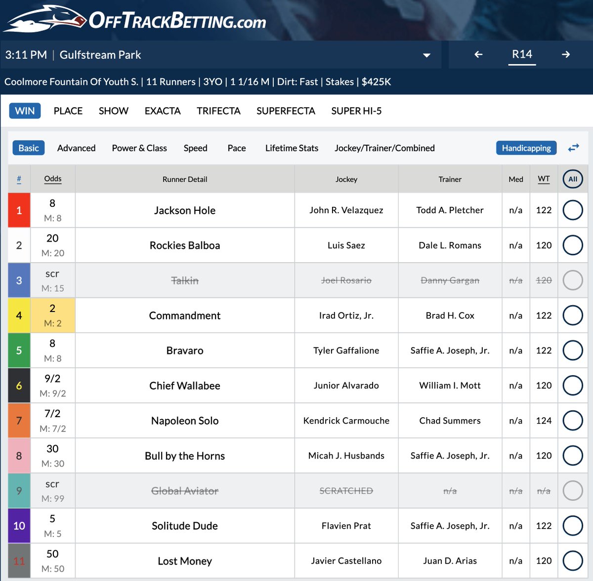 OffTrackBetting.com tweet media