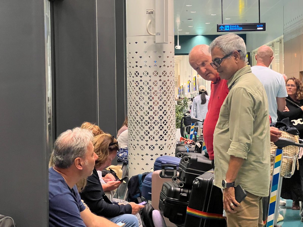 Thoriqibrahim's tweet photo. With the escalating situation in Middle East, passengers traveling through Middle East have faced significant delays and disruptions. 

We are working with all industry partners to ensure all affected passengers are provided with the necessary support and assistance. We thank all passengers for their patience and understanding, and all industry partners for their efforts.