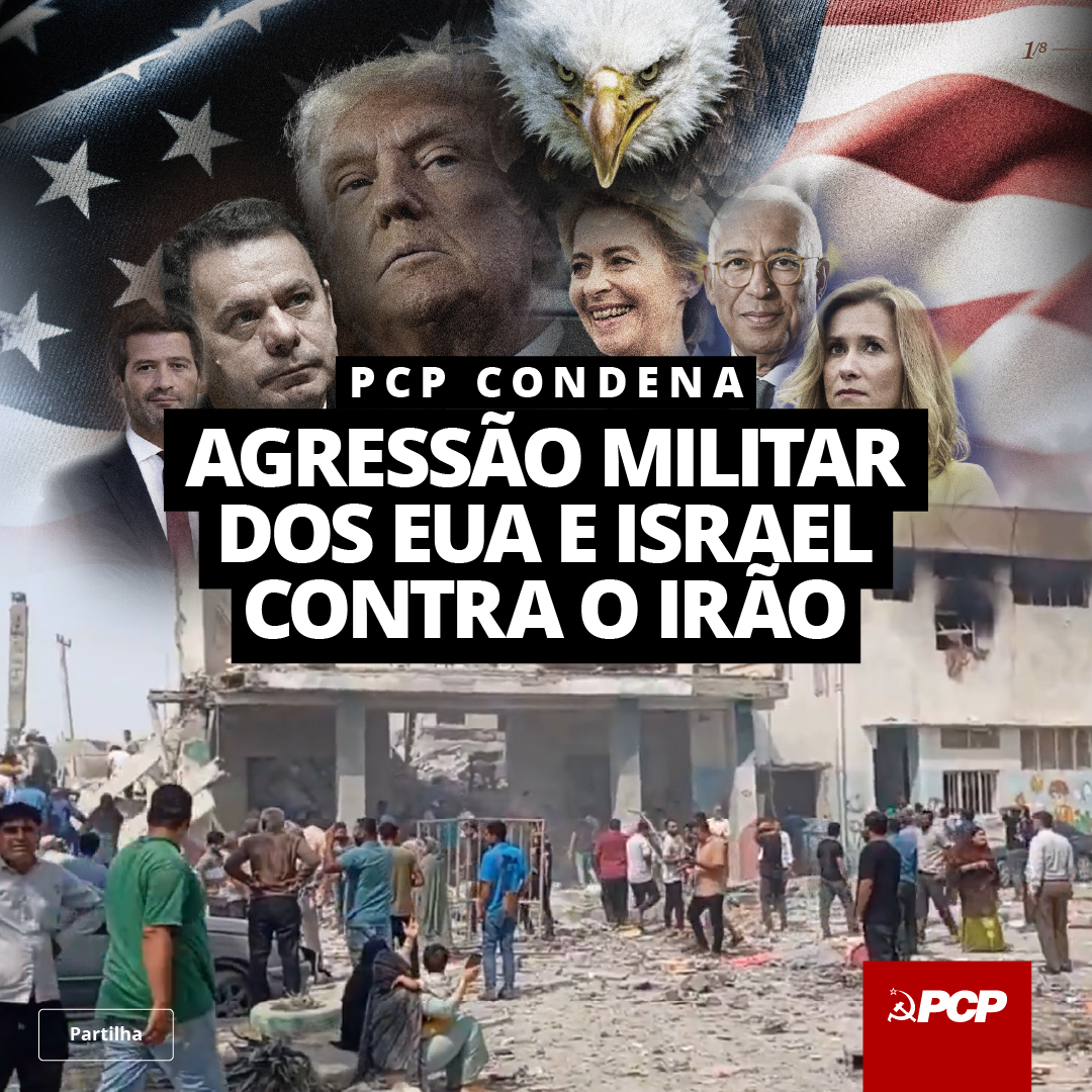 pcp_pt's tweet photo. PCP condena a nova agressão militar dos EUA e Israel contra o Irão

(1/8)

Vê aqui a nota completa 👇
https://t.co/dVMcUAAndH

+ https://t.co/XcNVtSrnUf