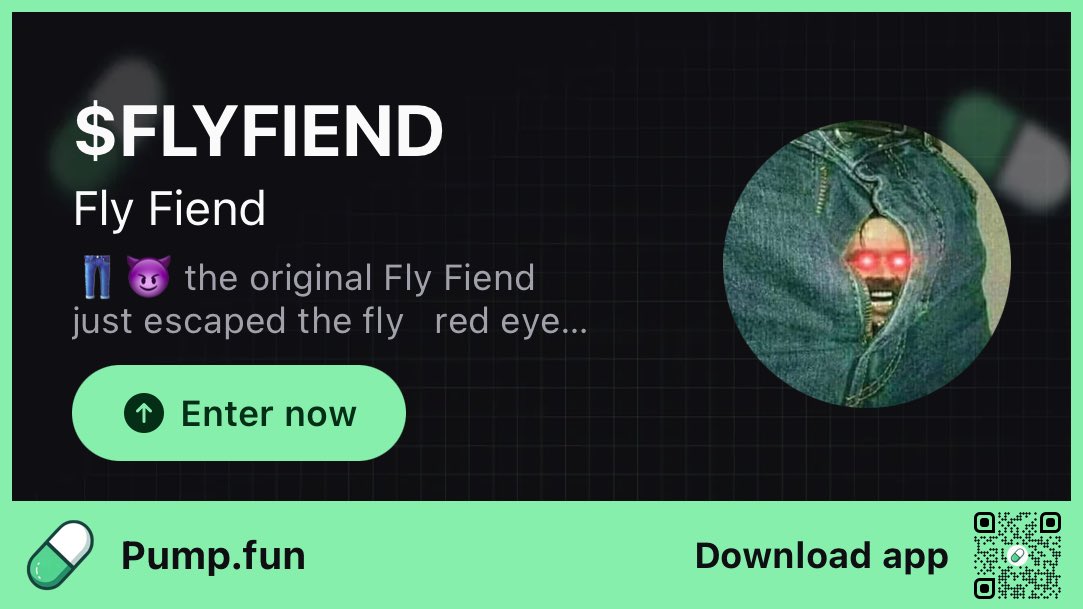 FlyFiend_'s tweet photo. https://t.co/zkorTSCQNh
#launchcoin #pumpfun #pumpfunlauch #pumpfuntoken π«΅π½πππ https://t.co/H46n7etMZ3