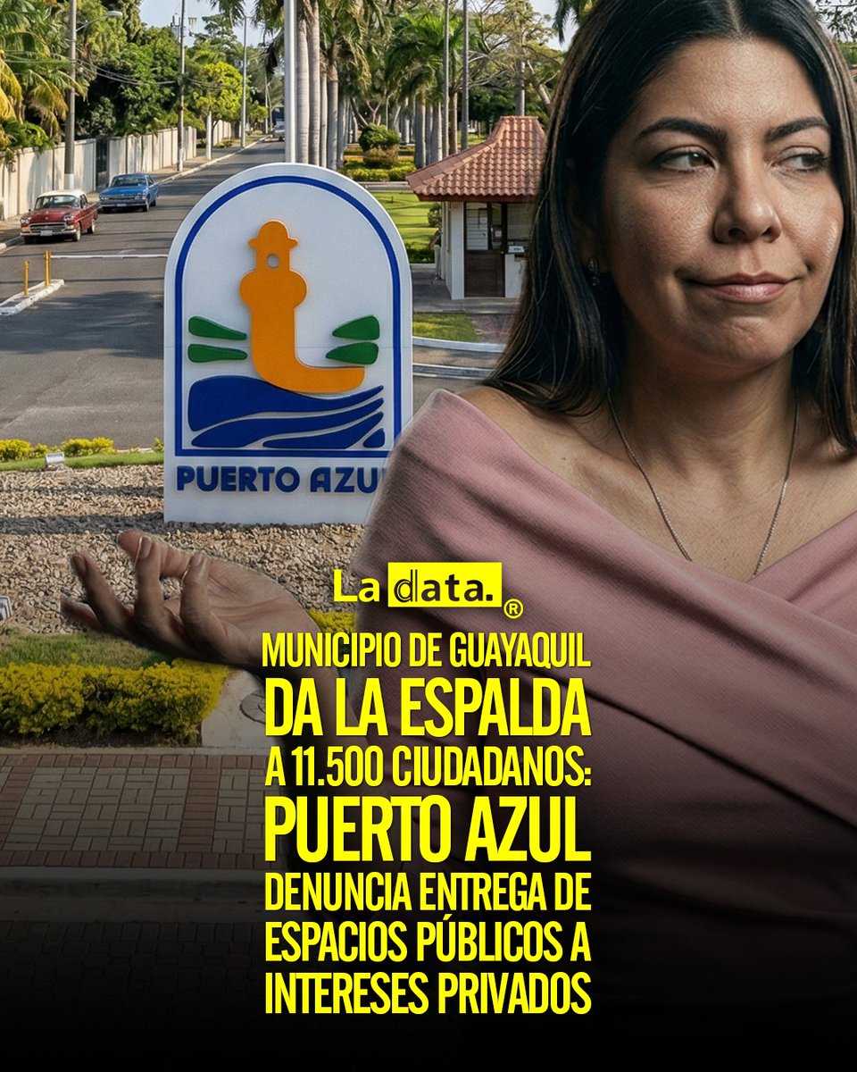 #Tendencia ​Municipio de Guayaquil da la espalda a 11.500 ciudadanos: Puerto Azul denuncia entrega de espacios públicos a intereses privados.

En Guayaquil, el Comité de Puerto Azul denunció su total desacuerdo con la resolución municipal que ratifica el permiso para el proyecto