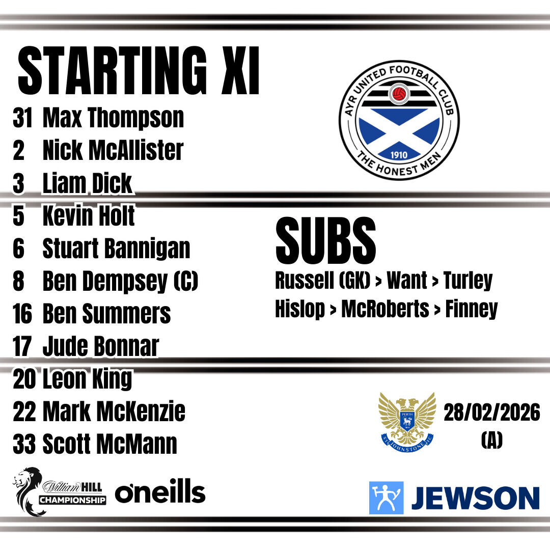 Ayr United tweet media