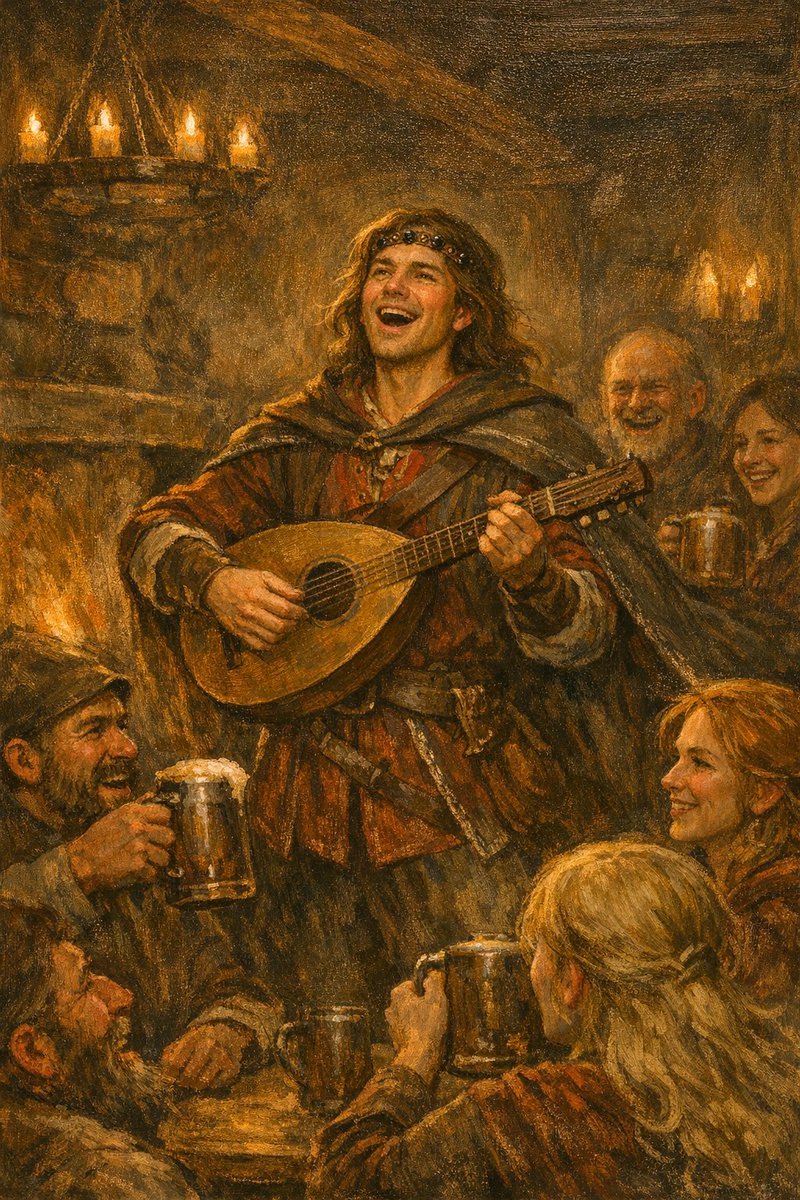 dawnlightawaken's tweet photo. Ballad of Myriad and the Shadow Curse
As told in Lockhaven’s lower taverns:

“Raise your mugs, ye fools and fighters,
For the king who dared the dark!
Myriad Alsup, light’s last rider,
Faced the curse with fire and spark!”

#Epic #fantasy https://t.co/RGDpIT0u4A