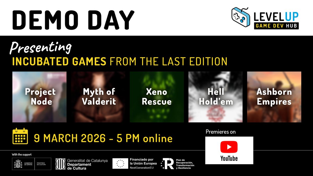 Level Up (Game Dev Hub)🔜Open 6th Pre-Incubation tweet media