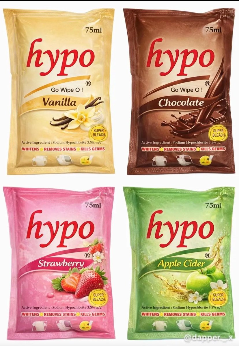 I can bet you've not seen these flavours of hypo 😄🤝