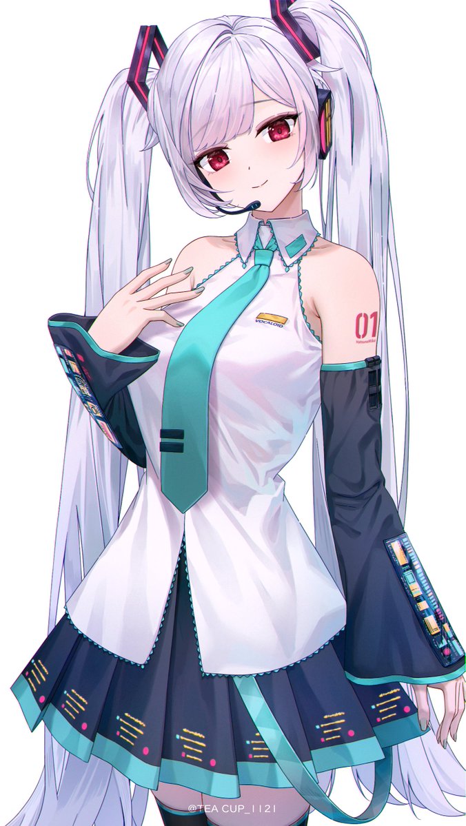 TeaCup_1121's tweet photo. 初音未來-厄倫蒂兒♬♬🤍🤍
#DearArt https://t.co/rCF3nQqBYQ