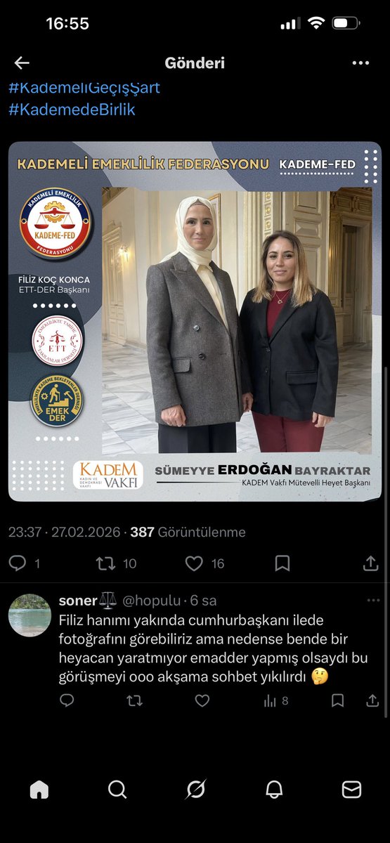 Bizim için mesele “fotoğraf heyecanı” değil, emek mücadelesinin her platformda temsil edilmesidir.
Kim yaparsa yapsın, emekçinin lehine atılan her adımı kıymetli görürüz.

Biz kişiler üzerinden değil, hak ve adalet üzerinden konuşuruz.
Rekabetle değil, dayanışmayla güçleniriz.