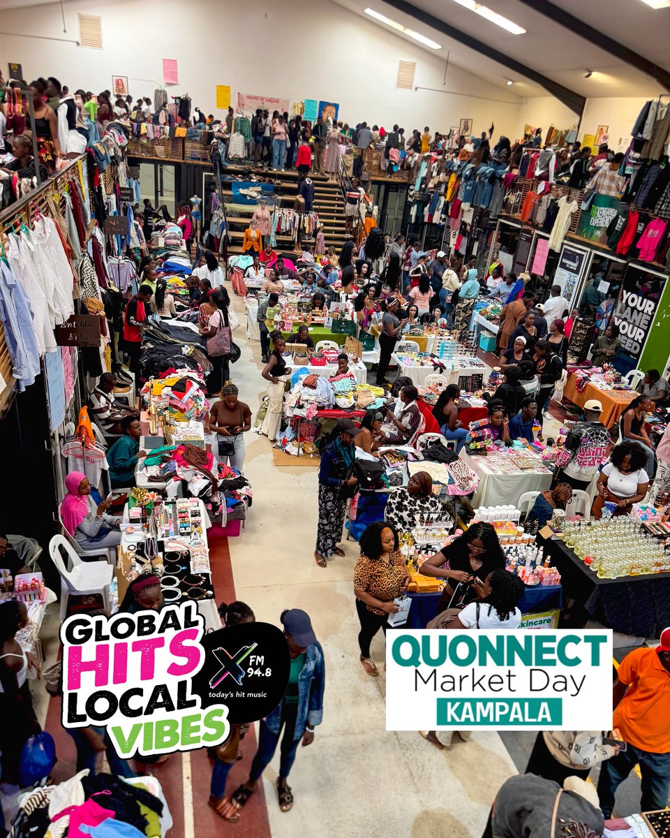 #QuonnectMarketDay is the only place to be in Kampala today. 🛍️ Entrance is FREE, and we’re here till late. <a href="/QuonnectMarketD/">Quonnect 🇺🇬</a> <a href="/MotivUG/">MOTIV</a>
