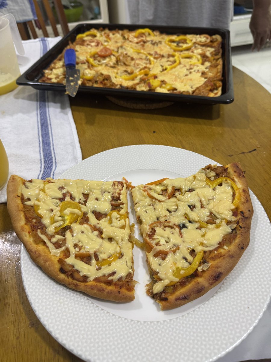 Mamma said yes to pizza today. This will not happen again until next year. #DhivehiMoments