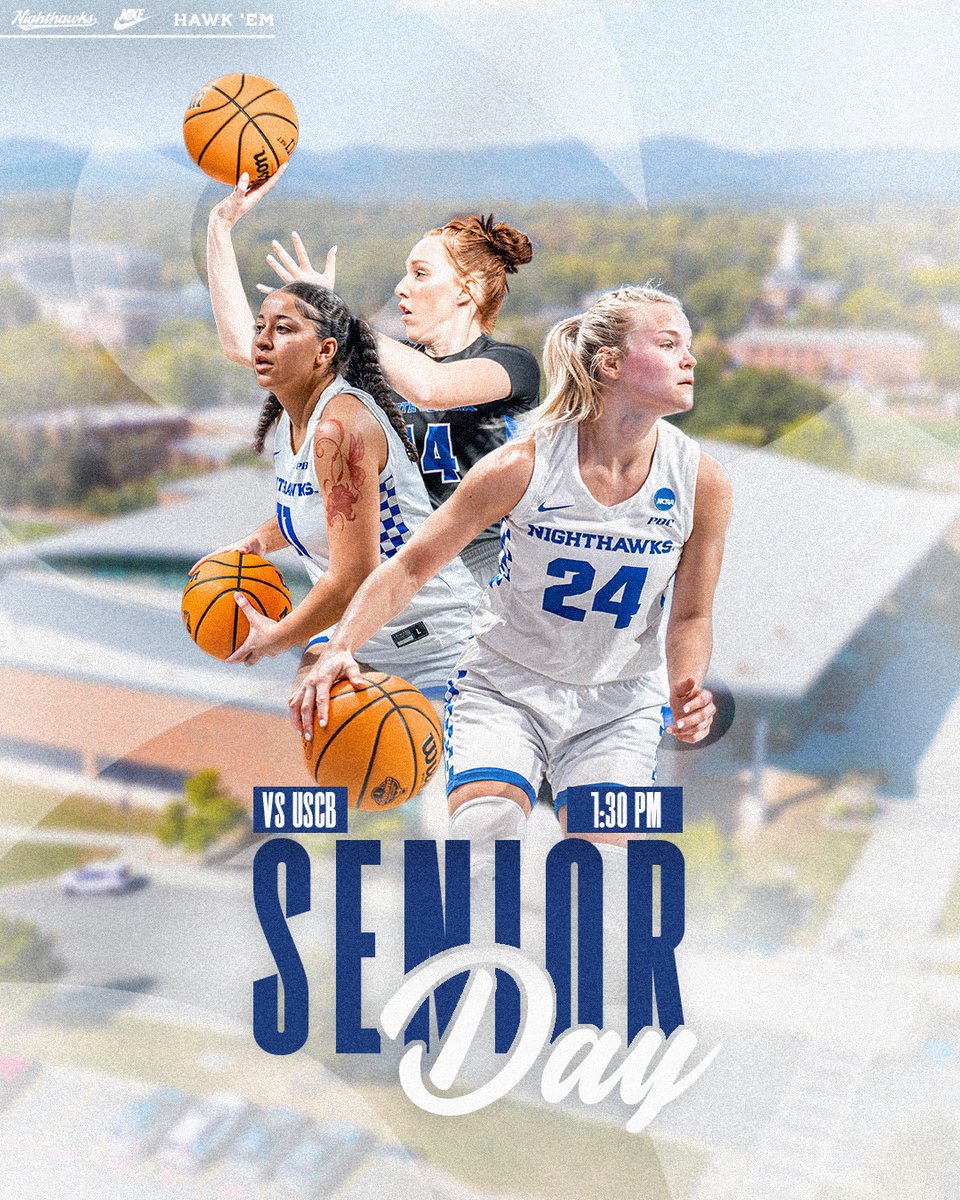 UNGWBB's tweet photo. IT’S SENIOR DAY IN DAHLONEGA🫶

🆚 USC Beaufort
📍 Lynn Cottrell Arena
⌚️ 1:30 PM ET
📺 https://t.co/5ycmEm2fbV
📊 https://t.co/601bncCNo7

#HawkEm https://t.co/9RY3BxXmnL