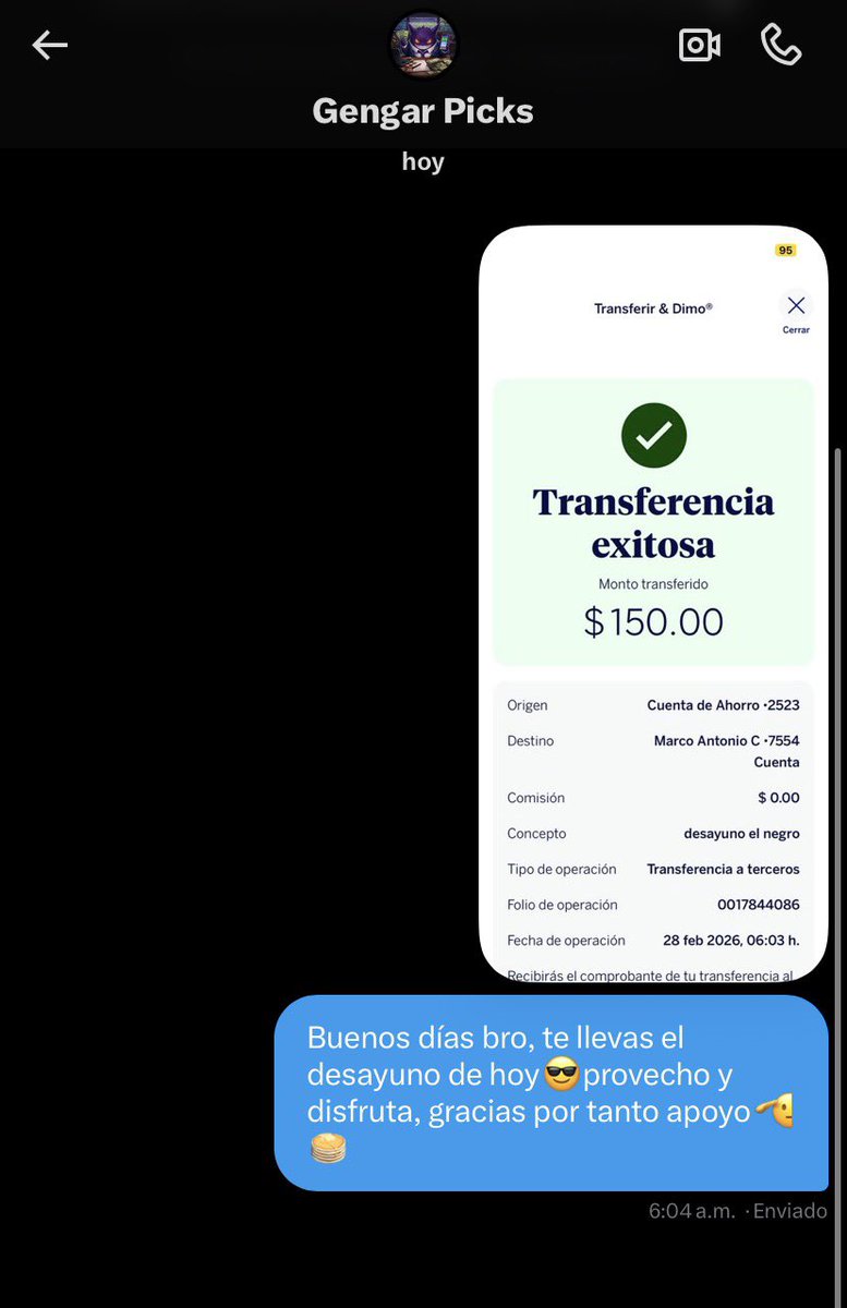 Buenos días señores😎💥
Sale el primer desayuno de hoy🥞

Quien va a querer uno? Al llegar a 1,760 seguidores suelto el otro💣

Para llevárselo solo dejen❤️🔁💬 y siganme✔️

(Si no me sigues no participas)